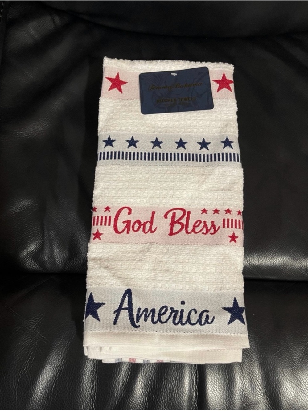 Patriotic Tommy Bahama Kitchen Towels, Set of 3